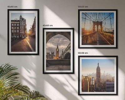 Galería de pared Juego de pinturas con vistas de Londres