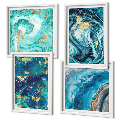 Galería de pared abstracciones de pintura decorativa