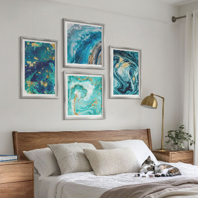 Galería de pared abstracciones de pintura decorativa