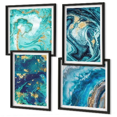 Galería de pared abstracciones de pintura decorativa