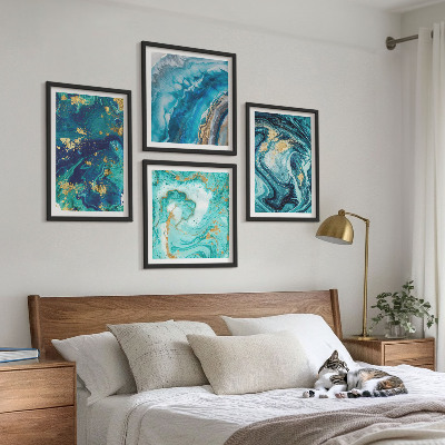 Galería de pared abstracciones de pintura decorativa