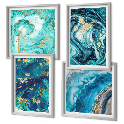 Galería de pared abstracciones de pintura decorativa