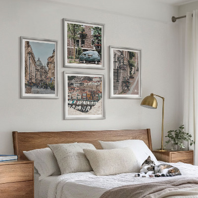 Galería de pared Vistas de edificios de la ciudad
