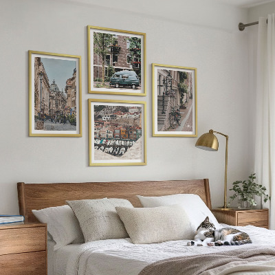 Galería de pared Vistas de edificios de la ciudad