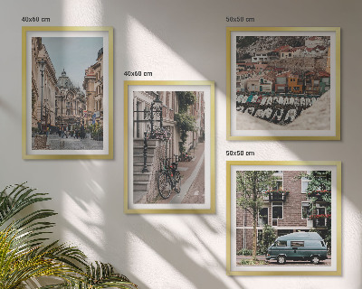 Galería de pared Vistas de edificios de la ciudad