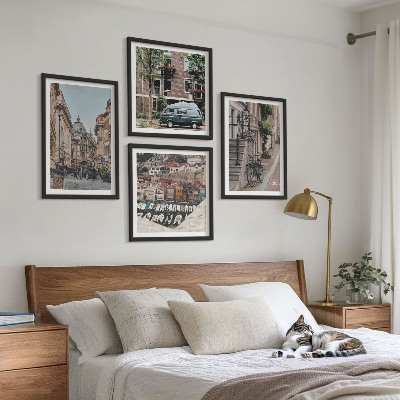Galería de pared Vistas de edificios de la ciudad