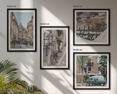 Galería de pared Vistas de edificios de la ciudad