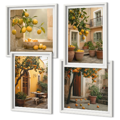 Galería de pared Jardín de cítricos al sol