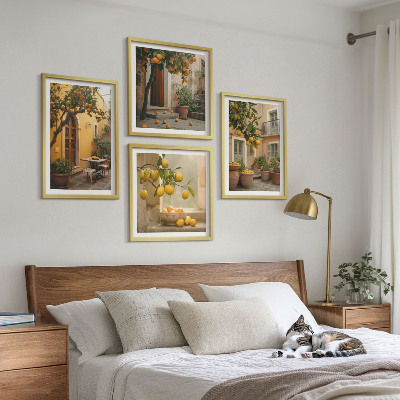 Galería de pared Jardín de cítricos al sol