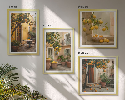 Galería de pared Jardín de cítricos al sol