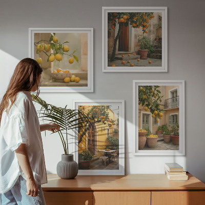 Galería de pared Jardín de cítricos al sol