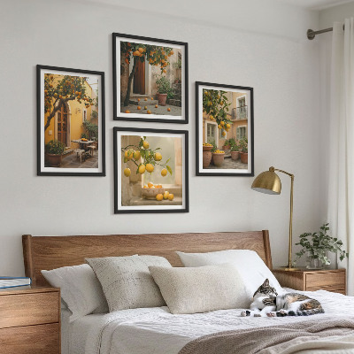 Galería de pared Jardín de cítricos al sol