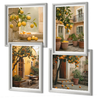 Galería de pared Jardín de cítricos al sol