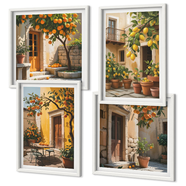Galería de pared Frutas cítricas al sol