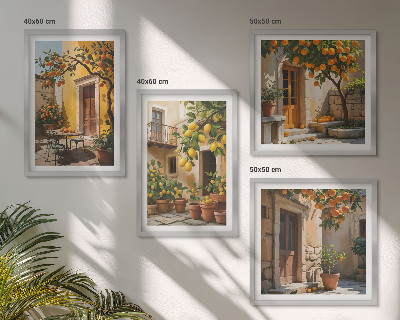Galería de pared Frutas cítricas al sol