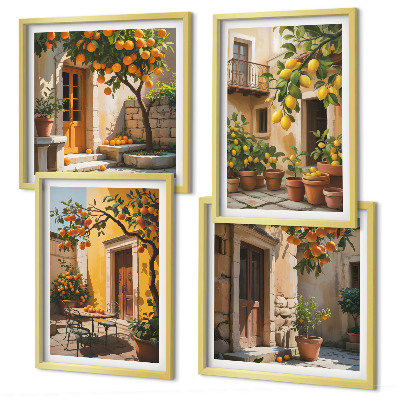 Galería de pared Frutas cítricas al sol