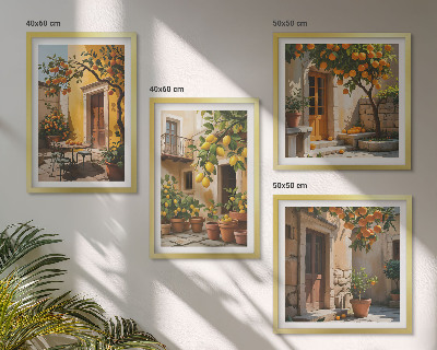 Galería de pared Frutas cítricas al sol