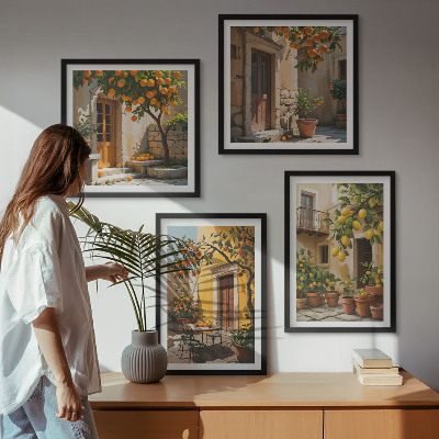 Galería de pared Frutas cítricas al sol