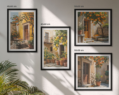Galería de pared Frutas cítricas al sol