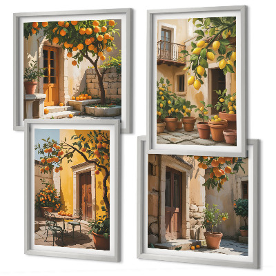 Galería de pared Frutas cítricas al sol