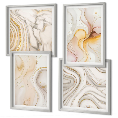 Galería de pared Patrones cálidos abstractos