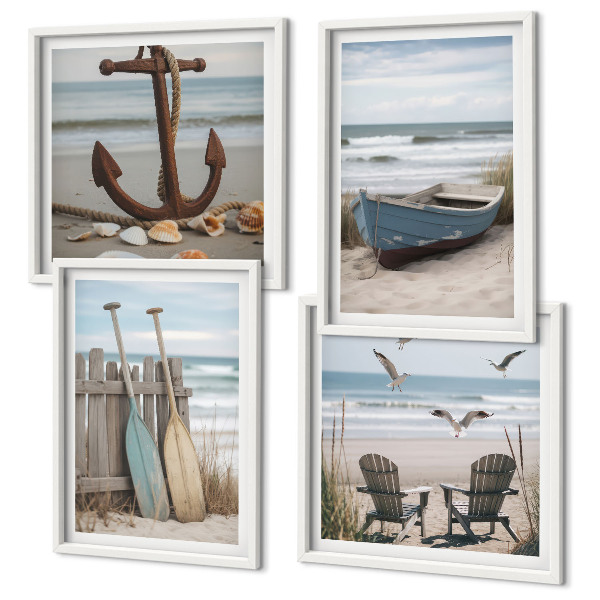 Galería de pared Playas de verano, paisaje marino