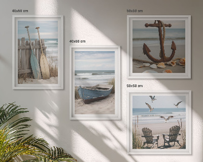 Galería de pared Playas de verano, paisaje marino