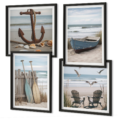 Galería de pared Playas de verano, paisaje marino