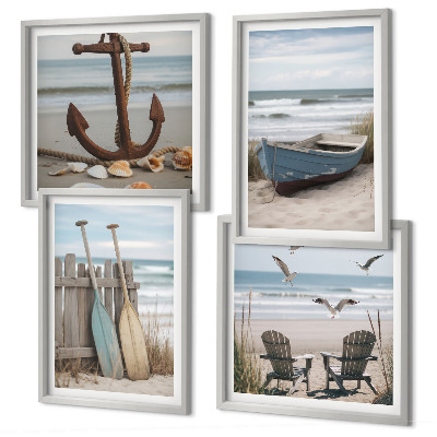 Galería de pared Playas de verano, paisaje marino