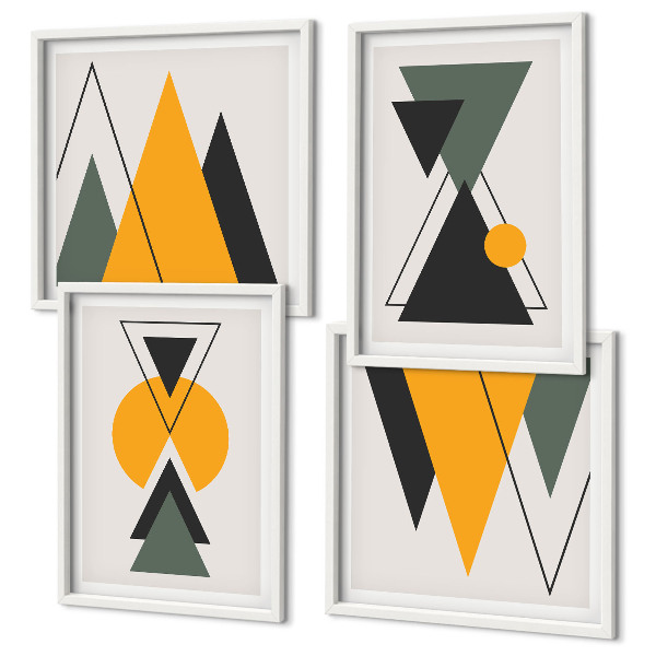 Galería de pared Formas geométricas abstractas