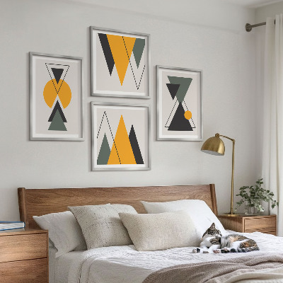 Galería de pared Formas geométricas abstractas