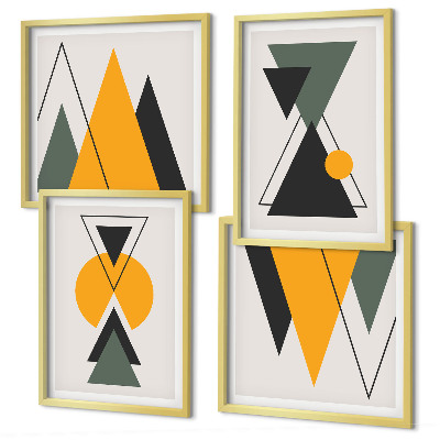 Galería de pared Formas geométricas abstractas