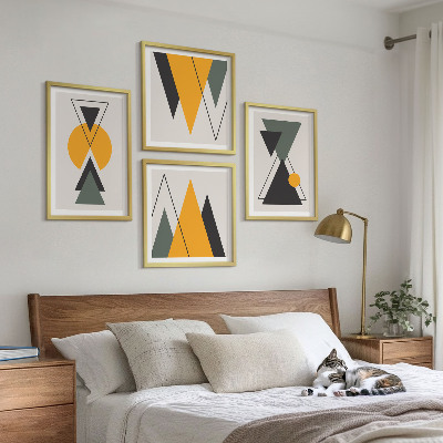 Galería de pared Formas geométricas abstractas