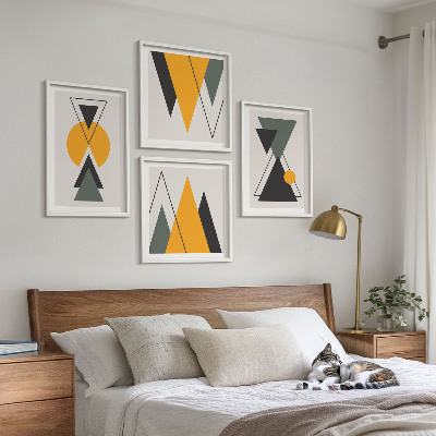 Galería de pared Formas geométricas abstractas
