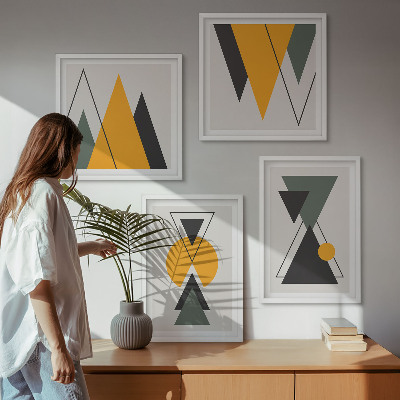 Galería de pared Formas geométricas abstractas