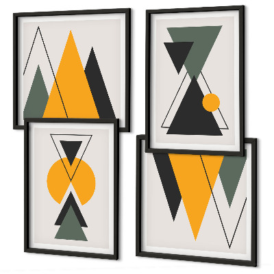 Galería de pared Formas geométricas abstractas