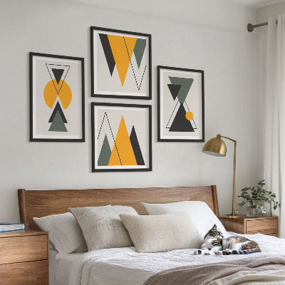 Galería de pared Formas geométricas abstractas