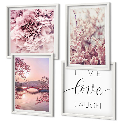 Galería de pared Puente de flores: inspiración para la vida