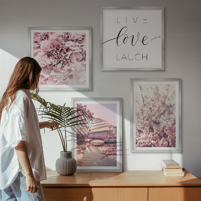 Galería de pared Puente de flores: inspiración para la vida