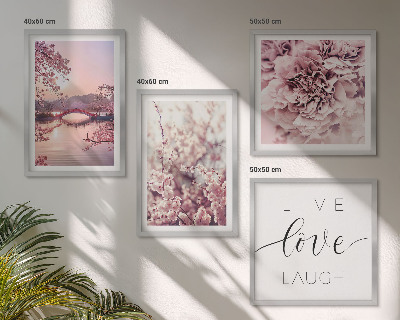 Galería de pared Puente de flores: inspiración para la vida