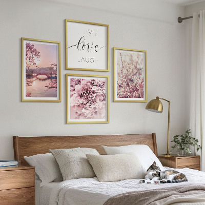 Galería de pared Puente de flores: inspiración para la vida