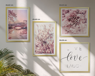 Galería de pared Puente de flores: inspiración para la vida