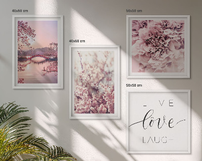 Galería de pared Puente de flores: inspiración para la vida