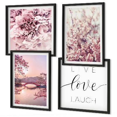 Galería de pared Puente de flores: inspiración para la vida