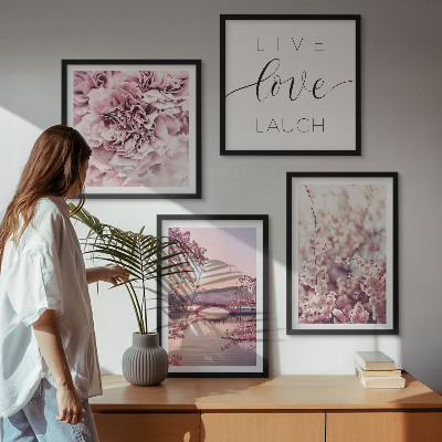 Galería de pared Puente de flores: inspiración para la vida