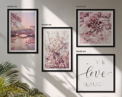 Galería de pared Puente de flores: inspiración para la vida