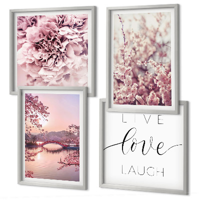 Galería de pared Puente de flores: inspiración para la vida