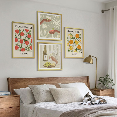 Galería de pared Flores vino Milán París