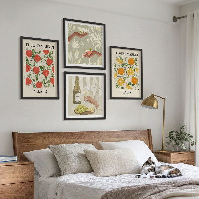 Galería de pared Flores vino Milán París