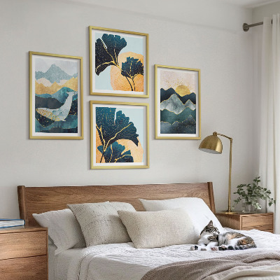 Galería de pared Montañas estéticas abstractas